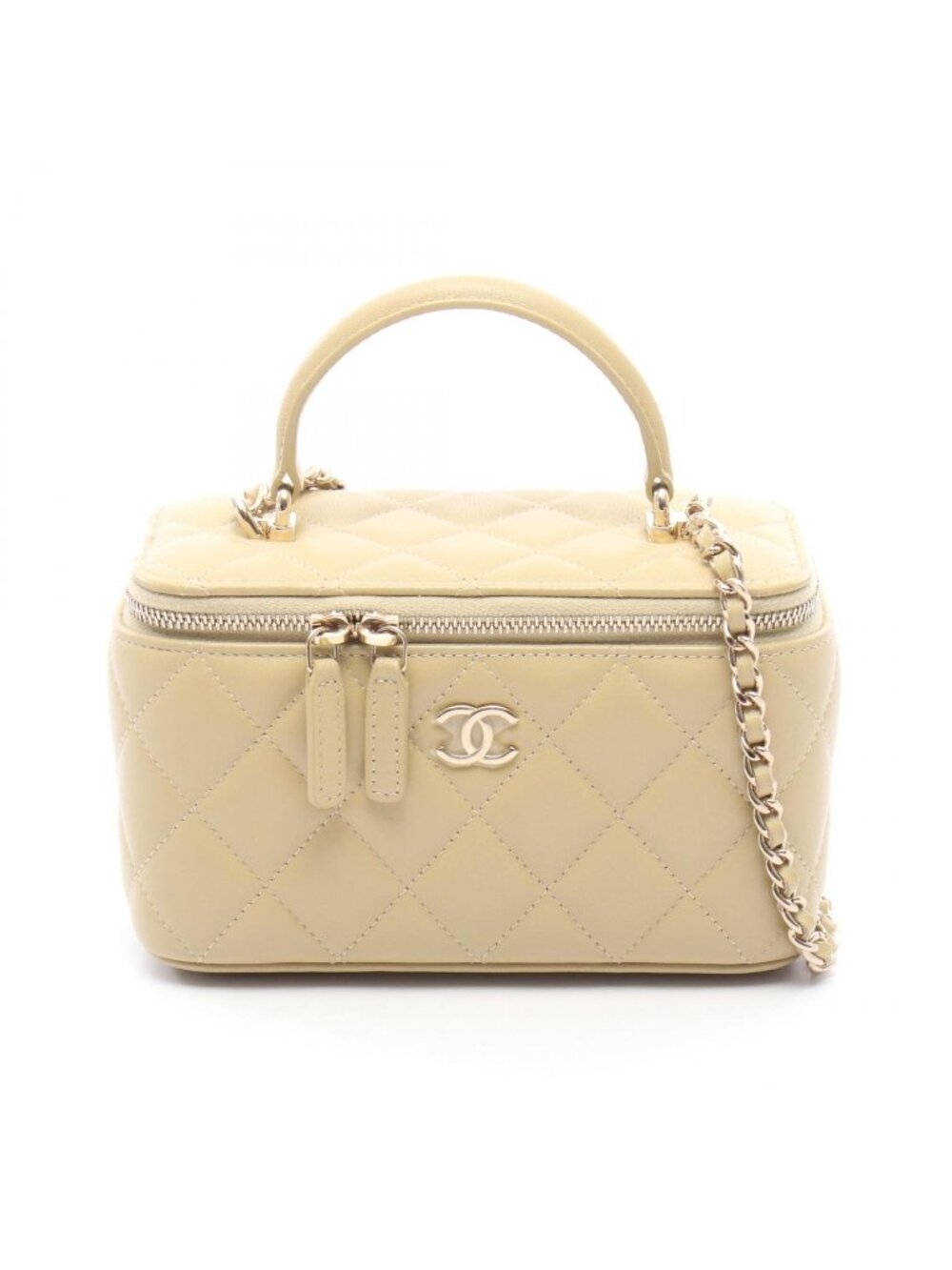 Chanel Shoulder Bag Quilted 2-Way Master de Lambskin Vanity Chain